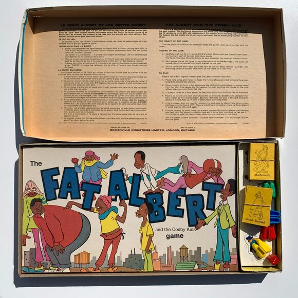 Fat Albert and the Cosby Kids Used Box Game (1973) - Picture 4 of 4